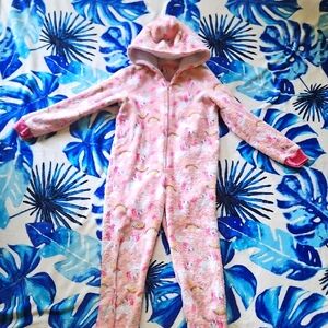 Pink Kids One Piece with Hood